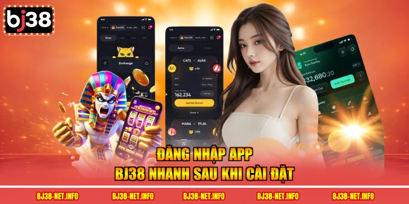 Đăng nhập app BJ38 nhanh sau khi cài đặt